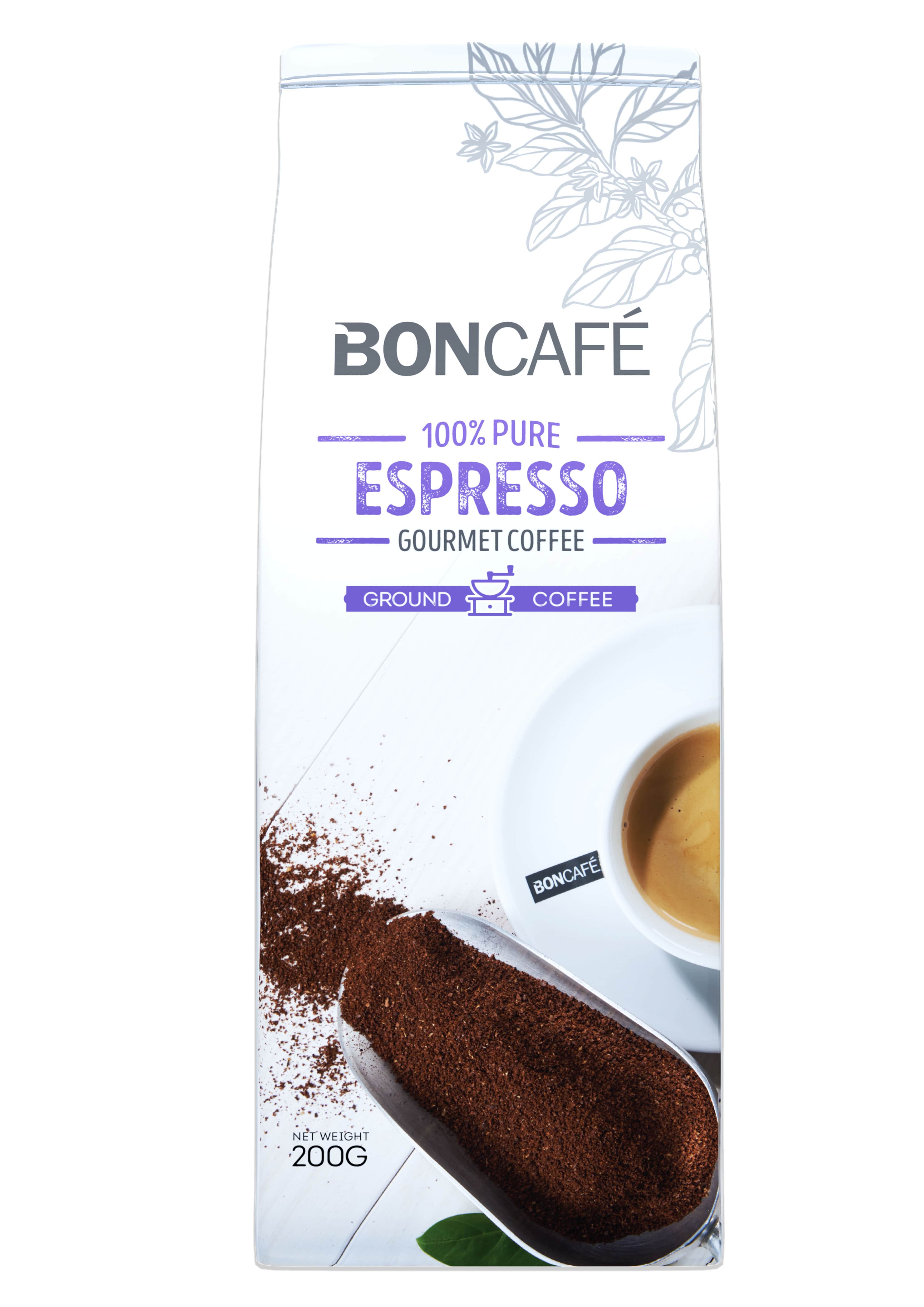 BONCAFÉ - GOURMET COLLECTION GROUND COFFEE: ESPRESSO BLEND
